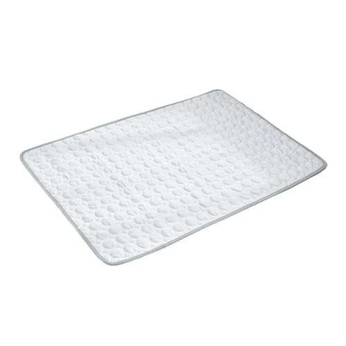 HUIJIQX Kühlmatte für Hunde, Sommer, Haustiermatte, Bett für Hunde, Katzen, Decke, Sofa, atmungsaktiv, Sommer, waschbar, Haustierbedarf, Zubehör (Hellgrau, Größe S 50 x 40 cm) von HUIJIQX