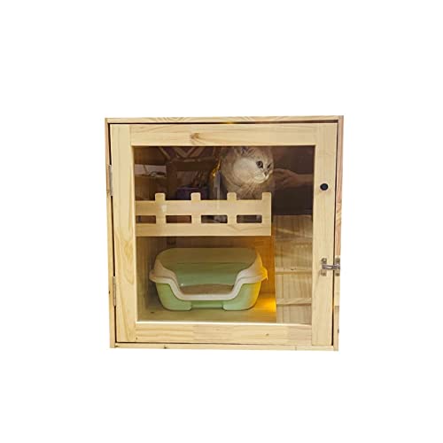 Katzenvilla Cat Villa Cat House Home Indoor Cat House Pet House Small Pet Cage Atmungsaktives Katzenstreuhaus Outdoor Pet House Großes Katzenhaus von HUMAJORY