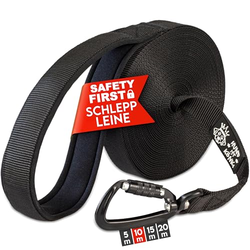 HUND IST KÖNIG Schleppleine 10m für Hunde 12-70kg - Lange robuste Hundeleine mit Griffpolster & Sicherheitskarabiner - Trainingsleine + eBook, Schleppleine 5m, 10m, 15m, 20m; Hundeleine 10m HUND IST KÖNIG Schleppleine 10m für Hunde 12-70kg - Lange robuste Hundeleine mit Griffpolster & Sicherheitskarabiner - Trainingsleine + eBook, Schleppleine 5m, 10m, 15m, 20m; Hundeleine 10m von HUND IST KÖNIG