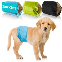 HUND IST KÖNIG Hundewindeln für Rüden [3 STK] Saugstarke Hundewindeln Rüde | Bequeme Hunde Windeln bei Inkontinenz (XS) von HUND IST KÖNIG