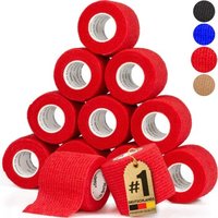 HUND IST KÖNIG Verband selbstklebend, Fixierbinde 12x4,7m Selbstklebende Bandage für Mensch & Tier von HUND IST KÖNIG