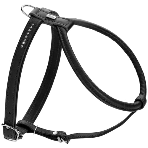 HUNTER Hundegeschirr Round & Soft Canadian UP, Farbe: schwarz, weiches, geschmeidiges Leder, rundgenäht, fellschonend, nachhaltig, Made in Germany, Größe: S/2 HUNTER Hundegeschirr Round & Soft Canadian UP, Farbe: schwarz, weiches, geschmeidiges Leder, rundgenäht, fellschonend, nachhaltig, Made in Germany, Größe: S/2 von HUNTER