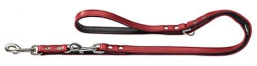 HUNTER BASIC Verstellbare Führleine für Hunde, beschichtetes Spaltleder, Kunstleder, witterungsbeständig, 1,3/200 cm, rot HUNTER BASIC Verstellbare Führleine für Hunde, beschichtetes Spaltleder, Kunstleder, witterungsbeständig, 1,3/200 cm, rot von HUNTER