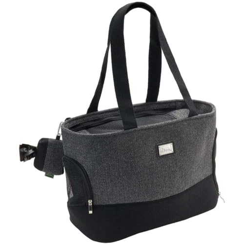 HUNTER BARCELONA Tragetasche, Transporttasche für Hunde und Katzen, 40 x 20 x 30 cm, grau von HUNTER