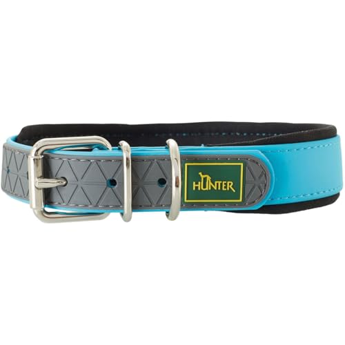 HUNTER CONVENIENCE COMFORT Hundehalsband, Kunststoff, Neopren, wasserfest, schmutzabweisend, gepolstert, 55, türkis HUNTER CONVENIENCE COMFORT Hundehalsband, Kunststoff, Neopren, wasserfest, schmutzabweisend, gepolstert, 55, türkis von HUNTER