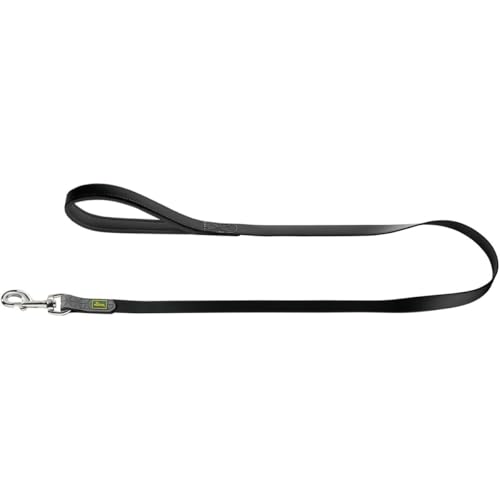 HUNTER CONVENIENCE Hundeführleine, Kunststoffmaterial, 1,5 x 120 cm, schwarz von HUNTER