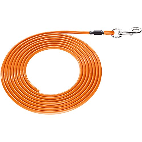 HUNTER Convenience Round Suchleine, Schleppleine, Kunststoff, wasserfest, schmutzabweisend, 0,6 x 1200 cm, neonorange von HUNTER