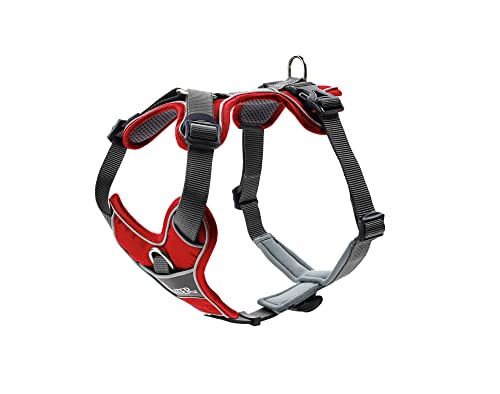 HUNTER DIVO Hundegeschirr, M, 56-73 cm, rot/grau HUNTER DIVO Hundegeschirr, M, 56-73 cm, rot/grau von HUNTER