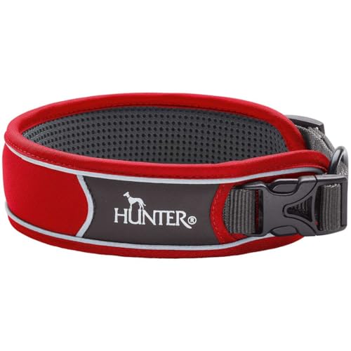 HUNTER DIVO Hundehalsung, Nylon, XL, rot/grau HUNTER DIVO Hundehalsung, Nylon, XL, rot/grau von HUNTER