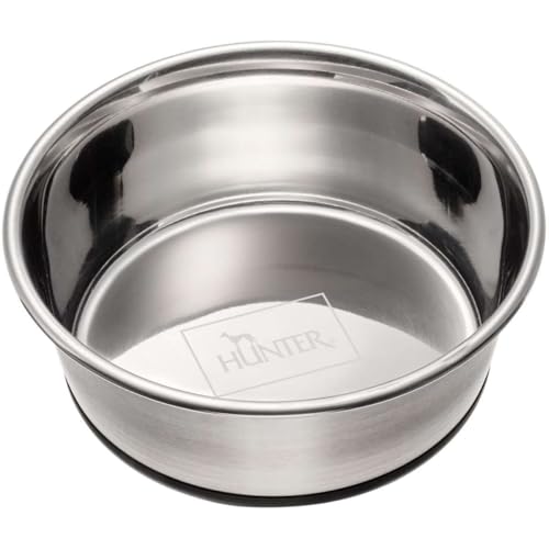 HUNTER EDELSTAHL Futternapf, für Hunde und Katzen, rutschhemmend, pflegeleicht, 2700 ml HUNTER EDELSTAHL Futternapf, für Hunde und Katzen, rutschhemmend, pflegeleicht, 2700 ml von HUNTER