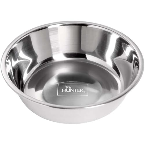 HUNTER Edelstahlersatznapf für Melamin-Napf, Trinknapf, Futternapf für Hunde und Katzen, 700 ml, silber HUNTER Edelstahlersatznapf für Melamin-Napf, Trinknapf, Futternapf für Hunde und Katzen, 700 ml, silber von HUNTER