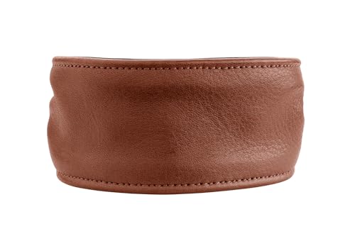 HUNTER Ergonomisches Hundehalsband ARVIKA, Farbe: Cognac/schwarz, weiches, anschmiegsames Leder, hoher, modern und stilvoll, Made in Germany, Größe: 55 HUNTER Ergonomisches Hundehalsband ARVIKA, Farbe: Cognac/schwarz, weiches, anschmiegsames Leder, hoher, modern und stilvoll, Made in Germany, Größe: 55 von HUNTER
