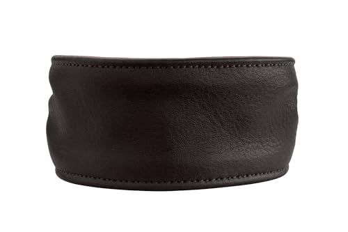 HUNTER Ergonomisches Hundehalsband ARVIKA, Farbe: schwarz/Cognac, weiches, anschmiegsames Leder, hoher, modern und stilvoll, Made in Germany, Größe: 50 HUNTER Ergonomisches Hundehalsband ARVIKA, Farbe: schwarz/Cognac, weiches, anschmiegsames Leder, hoher, modern und stilvoll, Made in Germany, Größe: 50 von HUNTER