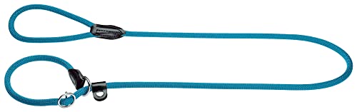 HUNTER FREESTYLE Retriever-Leine, mit integrierter Halsung, witterungsbeständig, 1,0 x 170 cm, petrol von HUNTER