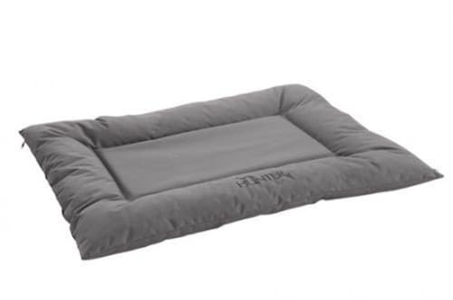 HUNTER Gent Hundebett, wasserabweisend, schmutzabweisend, antibakteriell, 100 x 70 cm, grau von HUNTER