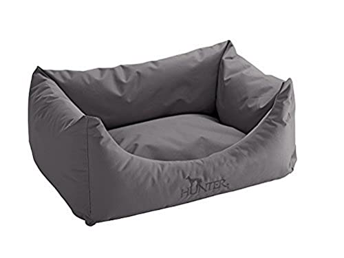 HUNTER Gent Hundesofa, wasserabweisend, schmutzabweisend, antibakteriell,100 x 70 cm, grau von HUNTER