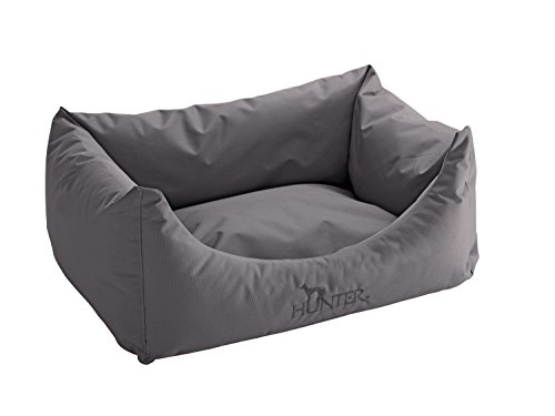 HUNTER Gent Hundesofa, wasserabweisend, schmutzabweisend, antibakteriell,60 x 45 cm, grau von HUNTER