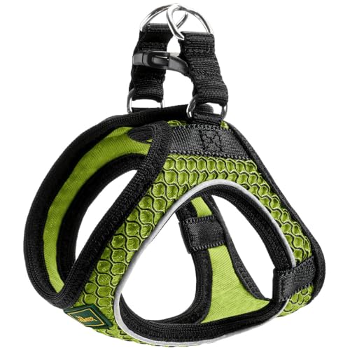 HUNTER Hilo Comfort Geschirr für kleine Hunde, weiches Mesh-Material, luftdurchlässig, Zugentlastung, reflektierend, Limette, XS HUNTER Hilo Comfort Geschirr für kleine Hunde, weiches Mesh-Material, luftdurchlässig, Zugentlastung, reflektierend, Limette, XS von HUNTER