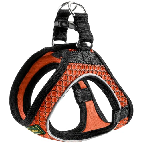 HUNTER HILO COMFORT Geschirr für kleine Hunde, mit Mesh-Material und reflektierenden Elementen, orange, XS-S HUNTER HILO COMFORT Geschirr für kleine Hunde, mit Mesh-Material und reflektierenden Elementen, orange, XS-S von HUNTER
