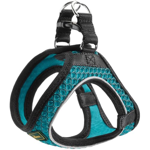 HUNTER HILO COMFORT Geschirr für kleine Hunde mit Netzmaterial und reflektierenden Elementen, türkis, S HUNTER HILO COMFORT Geschirr für kleine Hunde mit Netzmaterial und reflektierenden Elementen, türkis, S von HUNTER