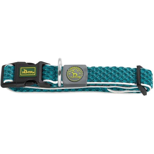 HUNTER HILO VARIO BASIC Halsung für Hunde, 3D-Mesh-Material, reflektierend, luftdurchlässig, leicht, S-M, türkis HUNTER HILO VARIO BASIC Halsung für Hunde, 3D-Mesh-Material, reflektierend, luftdurchlässig, leicht, S-M, türkis von HUNTER
