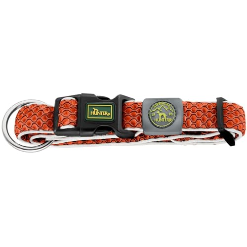 HUNTER Hundehalsung HILO VARIO PLUS, Farbe: orange, innovatives 3D-Mesh-Material, atmungsaktiv, leichter Kühleffekt bei Wärme, reflektierend, stufenlos verstellbar, angenehm leicht, Größe: L-XL HUNTER Hundehalsung HILO VARIO PLUS, Farbe: orange, innovatives 3D-Mesh-Material, atmungsaktiv, leichter Kühleffekt bei Wärme, reflektierend, stufenlos verstellbar, angenehm leicht, Größe: L-XL von HUNTER