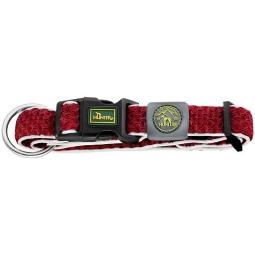 HUNTER Hundehalsung HILO VARIO PLUS, Farbe: rot, innovatives 3D-Mesh-Material, atmungsaktiv, leichter Kühleffekt bei Wärme, reflektierend, stufenlos verstellbar, angenehm leicht, Größe: XL HUNTER Hundehalsung HILO VARIO PLUS, Farbe: rot, innovatives 3D-Mesh-Material, atmungsaktiv, leichter Kühleffekt bei Wärme, reflektierend, stufenlos verstellbar, angenehm leicht, Größe: XL von HUNTER