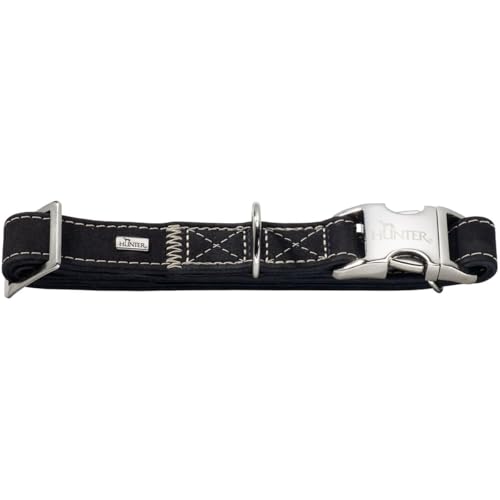HUNTER HUNTING ALU-STRONG Hundehalsung, Hundehalsband, Aluminium Steckverschluss, Leder, robust, weich, XL, schwarz HUNTER HUNTING ALU-STRONG Hundehalsung, Hundehalsband, Aluminium Steckverschluss, Leder, robust, weich, XL, schwarz von HUNTER