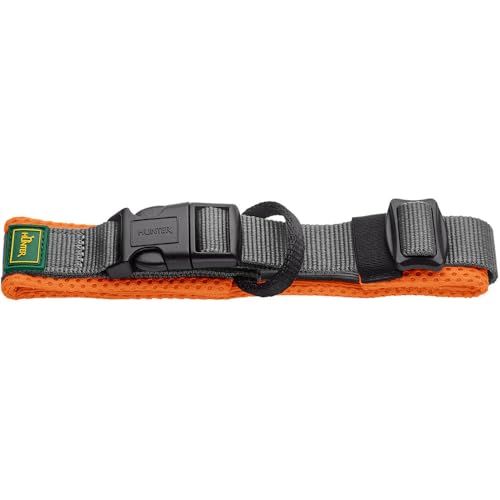 HUNTER Halsband Maldon, Farbe: orange, atmungsaktives Mesh, Robustes Nylon, lautlos & allergikerfreundlich, Zugentlastung, integriertes Adresslabel, besonders leicht, Größe: L HUNTER Halsband Maldon, Farbe: orange, atmungsaktives Mesh, Robustes Nylon, lautlos & allergikerfreundlich, Zugentlastung, integriertes Adresslabel, besonders leicht, Größe: L von HUNTER