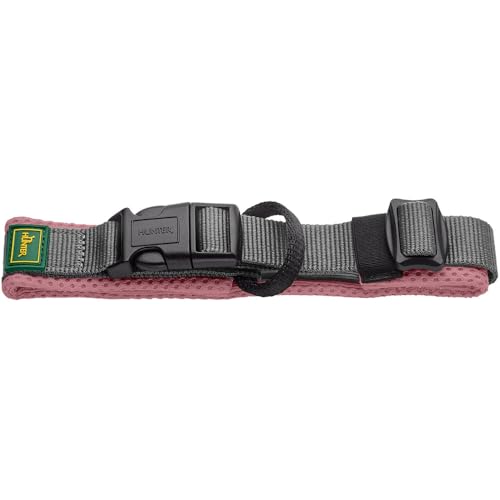 HUNTER Halsband Maldon, Farbe: rosa, atmungsaktives Mesh, Robustes Nylon, lautlos & allergikerfreundlich, Zugentlastung, integriertes Adresslabel, besonders leicht, Größe: S HUNTER Halsband Maldon, Farbe: rosa, atmungsaktives Mesh, Robustes Nylon, lautlos & allergikerfreundlich, Zugentlastung, integriertes Adresslabel, besonders leicht, Größe: S von HUNTER