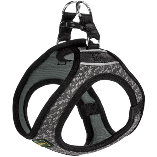 HUNTER Hilo Soft Comfort Geschirr für kleine Hunde, weiches Mesh-Material, luftdurchlässig, Zugentlastung, reflektierend, XS, grau, 60 g HUNTER Hilo Soft Comfort Geschirr für kleine Hunde, weiches Mesh-Material, luftdurchlässig, Zugentlastung, reflektierend, XS, grau, 60 g von HUNTER