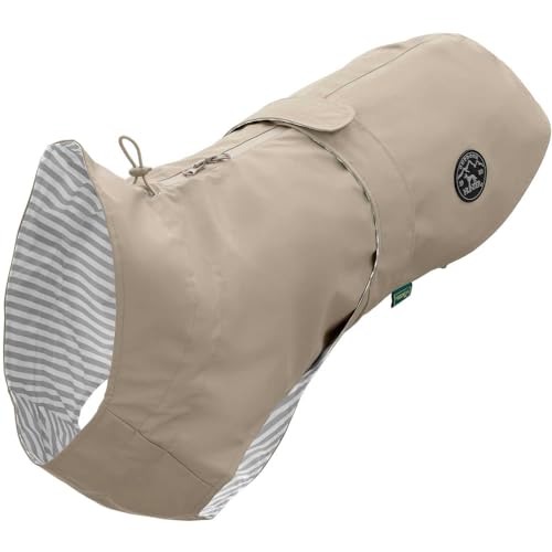 HUNTER Hunde-Regenmantel Milford, Farbe: Taupe, ergonomische Passform für optimalen Schutz, individuell verstellbar, Reißverschluss für Geschirrträger, pflegeleicht & waschbar bei 30 °C, Größe: 55 HUNTER Hunde-Regenmantel Milford, Farbe: Taupe, ergonomische Passform für optimalen Schutz, individuell verstellbar, Reißverschluss für Geschirrträger, pflegeleicht & waschbar bei 30 °C, Größe: 55 von HUNTER
