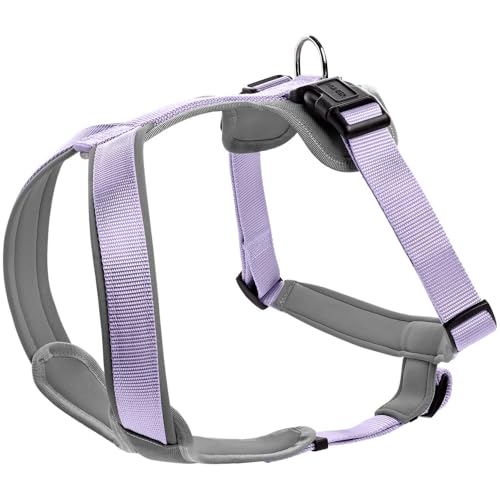 HUNTER Hundegeschirr NEOPREN, Farbe: Lavendel/grau, strapazierfähiges Nylon, mit weichem Neopren gepolstert, reflektierendes 3M Scotchlite Reflective Material, pflegeleicht, komfortabel, Größe: L HUNTER Hundegeschirr NEOPREN, Farbe: Lavendel/grau, strapazierfähiges Nylon, mit weichem Neopren gepolstert, reflektierendes 3M Scotchlite Reflective Material, pflegeleicht, komfortabel, Größe: L von HUNTER