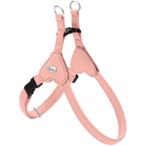 HUNTER Hundegeschirr SOHO MINI, Farbe: Hellrosa, Rindsleder, weich & geschmeidig, fellschonend, leicht, für kleine Hunde & Welpen, Made in Germany, Größe: XXS-XS/2 HUNTER Hundegeschirr SOHO MINI, Farbe: Hellrosa, Rindsleder, weich & geschmeidig, fellschonend, leicht, für kleine Hunde & Welpen, Made in Germany, Größe: XXS-XS/2 von HUNTER