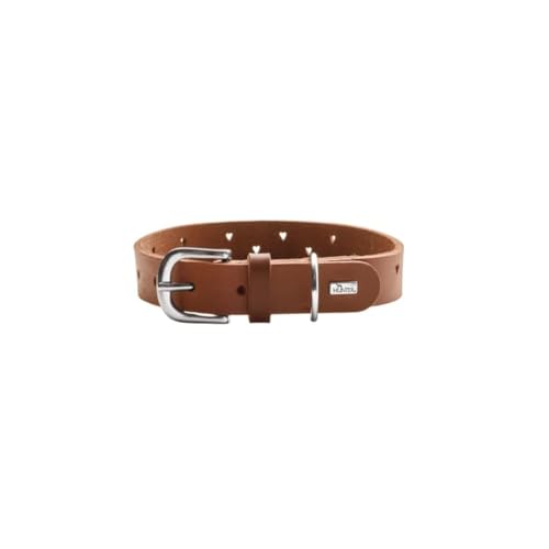 HUNTER Hundehalsband Aalborg Soul, Farbe Cognac, mit Herz-Stanzung, stark gefettet, robust, Größe 30 HUNTER Hundehalsband Aalborg Soul, Farbe Cognac, mit Herz-Stanzung, stark gefettet, robust, Größe 30 von HUNTER