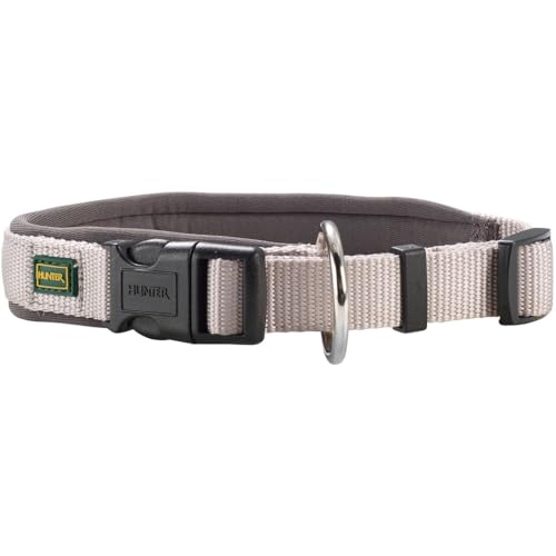 HUNTER Hundehalsung NEOPREN VARIO PLUS, Farbe: grau/grau, strapazierfähiges Nylon, weiche Neoprenpolsterung, stufenlos verstellbar, mit Zugentlastung, pflegeleicht, komfortabel, Größe: L-XL/2,5 HUNTER Hundehalsung NEOPREN VARIO PLUS, Farbe: grau/grau, strapazierfähiges Nylon, weiche Neoprenpolsterung, stufenlos verstellbar, mit Zugentlastung, pflegeleicht, komfortabel, Größe: L-XL/2,5 von HUNTER
