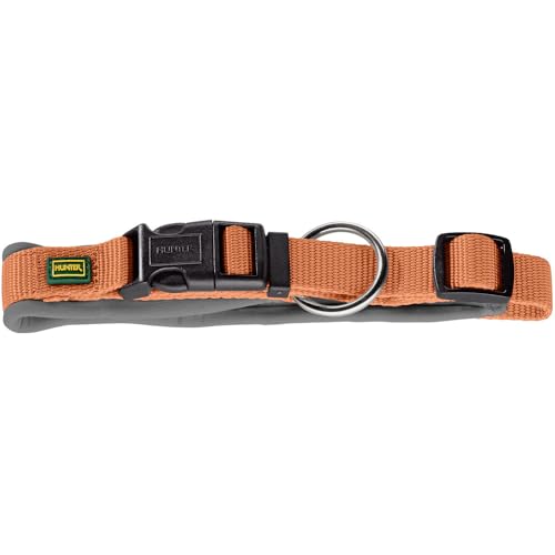 HUNTER Hundehalsung NEOPREN Vario Plus, Farbe: Kupfer/grau, strapazierfähiges Nylon, weiche Neoprenpolsterung, stufenlos verstellbar, mit Zugentlastung, pflegeleicht, komfortabel, Größe: L-XL/2,5 HUNTER Hundehalsung NEOPREN Vario Plus, Farbe: Kupfer/grau, strapazierfähiges Nylon, weiche Neoprenpolsterung, stufenlos verstellbar, mit Zugentlastung, pflegeleicht, komfortabel, Größe: L-XL/2,5 von HUNTER