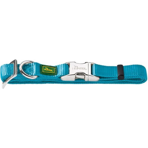HUNTER Vario Basic Alu-Strong Halsung, Hundehalsband, Nylon, Aluminium Steckverschluss, Petrol, XL HUNTER Vario Basic Alu-Strong Halsung, Hundehalsband, Nylon, Aluminium Steckverschluss, Petrol, XL von HUNTER