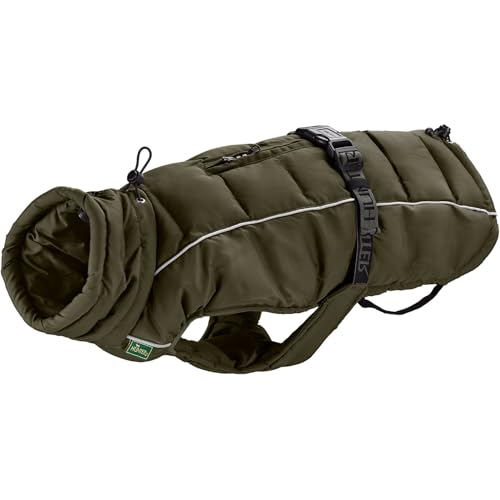 HUNTER Hundemantel Paxson Dachshund, Farbe: Oliv, wasserabweisend & warm gefüttert, idealer Wetterschutz, reflektierend, für kleine Hunde mit langem Rumpf, Größe: 36 HUNTER Hundemantel Paxson Dachshund, Farbe: Oliv, wasserabweisend & warm gefüttert, idealer Wetterschutz, reflektierend, für kleine Hunde mit langem Rumpf, Größe: 36 von HUNTER