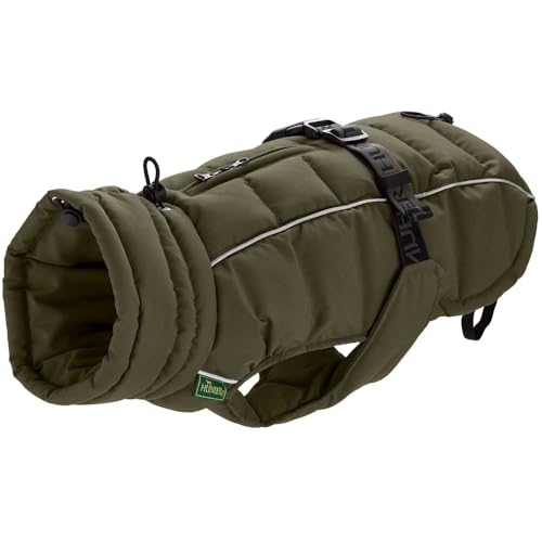 HUNTER Hundemantel Paxson MOPS & Co. Farbe Oliv, Größe 36 von HUNTER