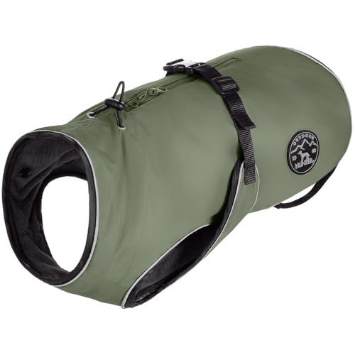 HUNTER Hundemantel Uppsala, Größe:75 cm, Farbe:Khaki von HUNTER