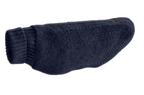 HUNTER Hundepullover GENF, Farbe: dunkelblau, Strickpullover für kalte Tage, weich, anschmiegsam, recyceltes Polyester, waschbar, umgschlagbarer Halskragen, hohe Elastizität, Größe: 45 HUNTER Hundepullover GENF, Farbe: dunkelblau, Strickpullover für kalte Tage, weich, anschmiegsam, recyceltes Polyester, waschbar, umgschlagbarer Halskragen, hohe Elastizität, Größe: 45 von HUNTER