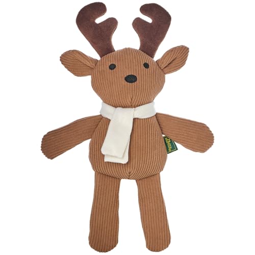 HUNTER Hundespielzeug Sitka, weihnachtliches Kuscheltier für Hunde, mit Squeaker, weich & zahnfreundlich, langlebiges Plüschspielzeug, Farbe: Rentier, Größe: 35 cm von HUNTER