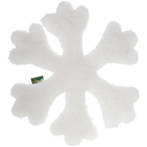 HUNTER Hundespielzeug Sitka, weihnachtliches Kuscheltier für Hunde, mit Squeaker, weich & zahnfreundlich, langlebiges Plüschspielzeug, Farbe: Schneeflocke, Größe: 28 cm von HUNTER