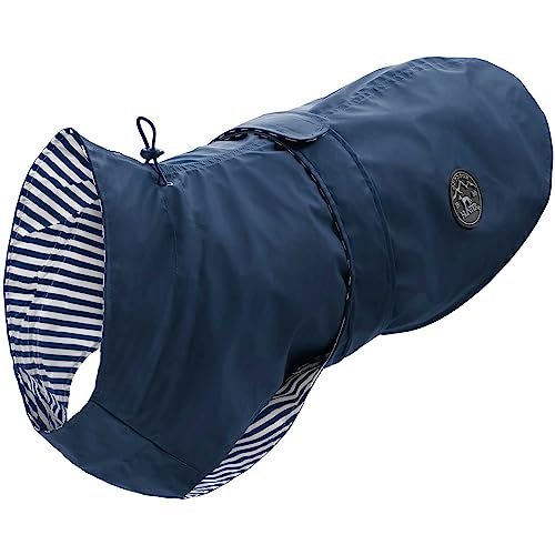 HUNTER Milford Hunde-Regenmantel, Blau, Größe 40 von HUNTER