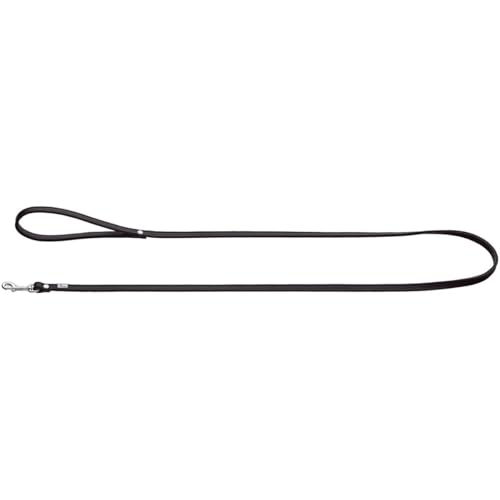 HUNTER Nappaleder PETIT Führleine für kleine Hunde, Leder, Nappaleder, weich, Handschlaufe, Breite 0,8 cm, Länge 140 cm, schwarz HUNTER Nappaleder PETIT Führleine für kleine Hunde, Leder, Nappaleder, weich, Handschlaufe, Breite 0,8 cm, Länge 140 cm, schwarz von HUNTER