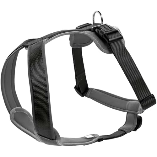 HUNTER Hundegeschirr NEOPREN, Farbe: schwarz/grau, strapazierfähiges Nylon, mit weichem Neopren gepolstert, reflektierendes 3M Scotchlite Reflective Material, pflegeleicht, komfortabel, Größe: XS HUNTER Hundegeschirr NEOPREN, Farbe: schwarz/grau, strapazierfähiges Nylon, mit weichem Neopren gepolstert, reflektierendes 3M Scotchlite Reflective Material, pflegeleicht, komfortabel, Größe: XS von HUNTER