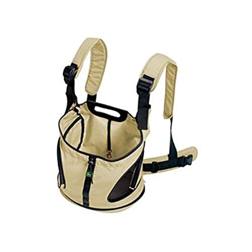 HUNTER KANGAROO Rucksack/Tragetasche, Hundetragetasche, Bauchtasche, kleine Hunde, Welpen 30 x 20 x 30 cm, beige von HUNTER