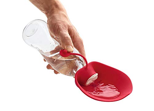 HUNTER Outdoor Trinkflasche mit Silikonnapf List 550 ml, Rot von HUNTER