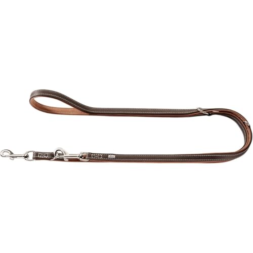 HUNTER PORTO Verstellbare Hundeführleine, Leder, nachhaltig, 2,0 x 200 cm, dunkelbraun/cognac HUNTER PORTO Verstellbare Hundeführleine, Leder, nachhaltig, 2,0 x 200 cm, dunkelbraun/cognac von HUNTER
